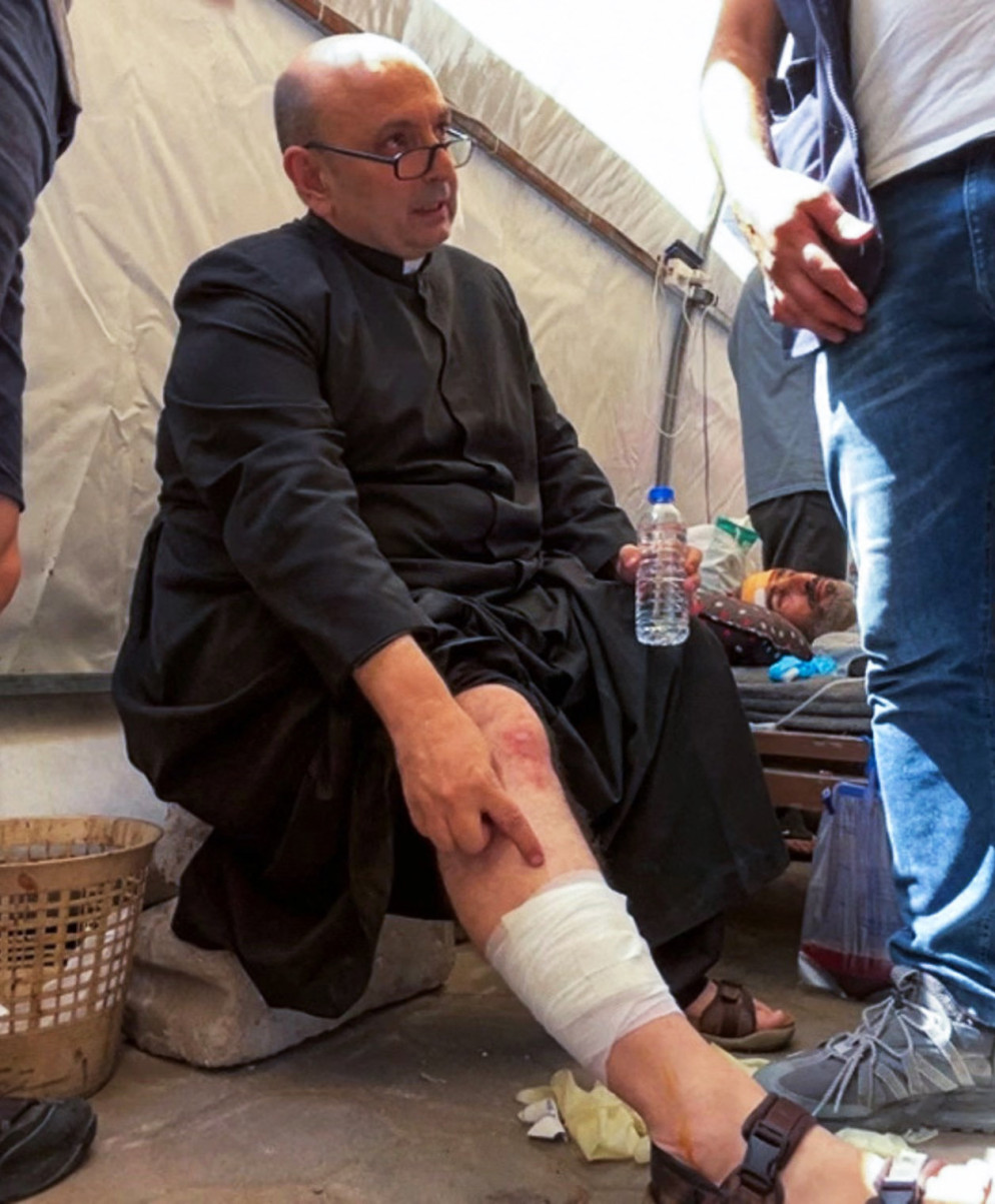 Padre Gabriele Romanelli (foto inviate da mons. Marcuzzo)