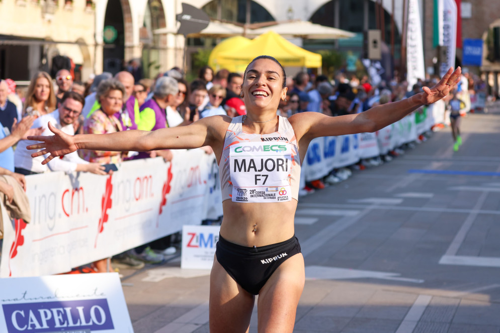 L'arrivo di Mikol Maiori nel 2025 (foto Atleticamente)